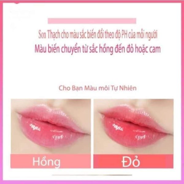 [Eva Đẹp] Son Dưỡng Môi- Son Thạch Ướp Hoa Dưỡng Môi Làm Hồng Cấp Ẩm Biến Đổi Màu Theo Nhiệt Độ