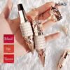 Thỏi son 3 màu AGAG dưỡng ẩm siêu lì, màu sắc thời trang, Thỏi son 3 màu chất lì, lâu trôi, mềm mại