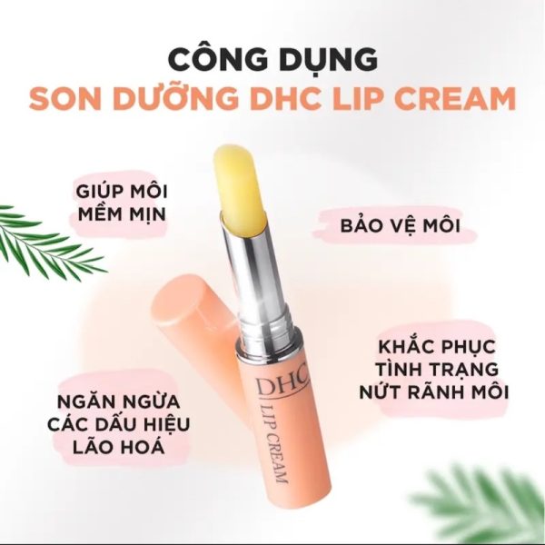 Son dưỡng môi DHC không màu hỗ trợ giảm thâm môi 1.5g