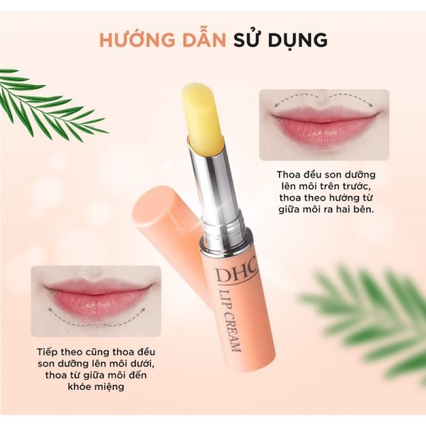 Son dưỡng môi DHC không màu hỗ trợ giảm thâm môi 1.5g