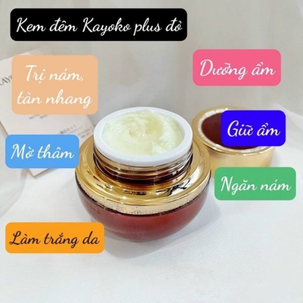 bộ mỹ phẩm kayoko plus đỏ 6 món nhật bản