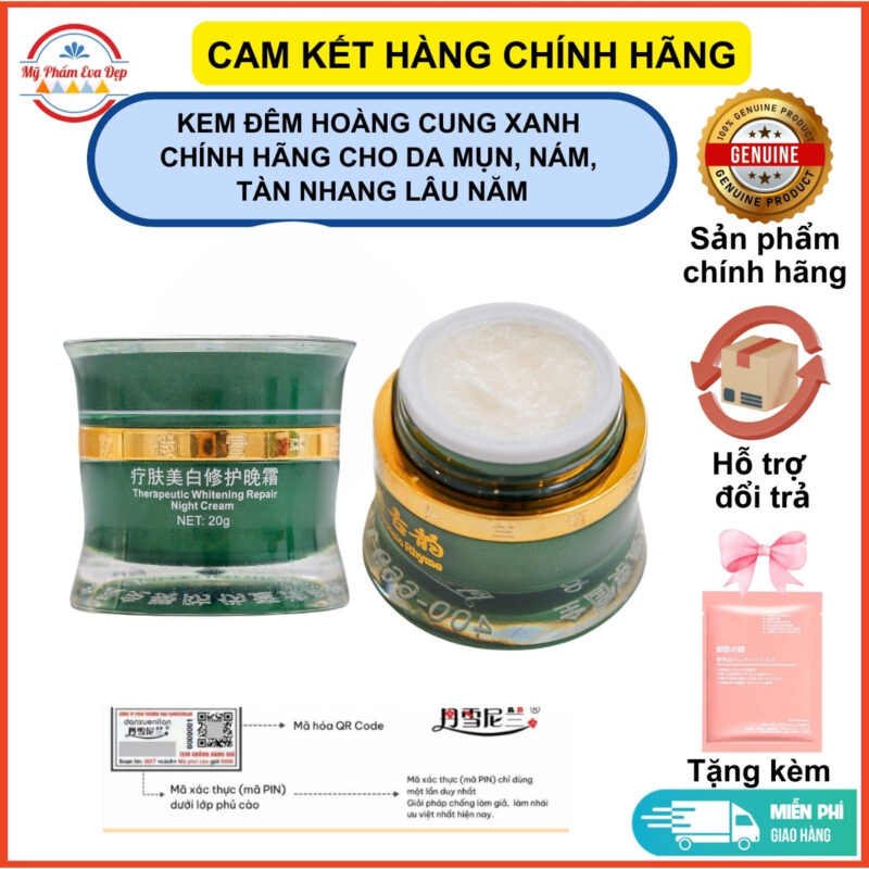 kem đêm hoàng cung xanh Danxuenilan chính hãng