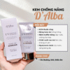 kem chống nắng D'Alba chống nước nâng tone đều đẹp mịn